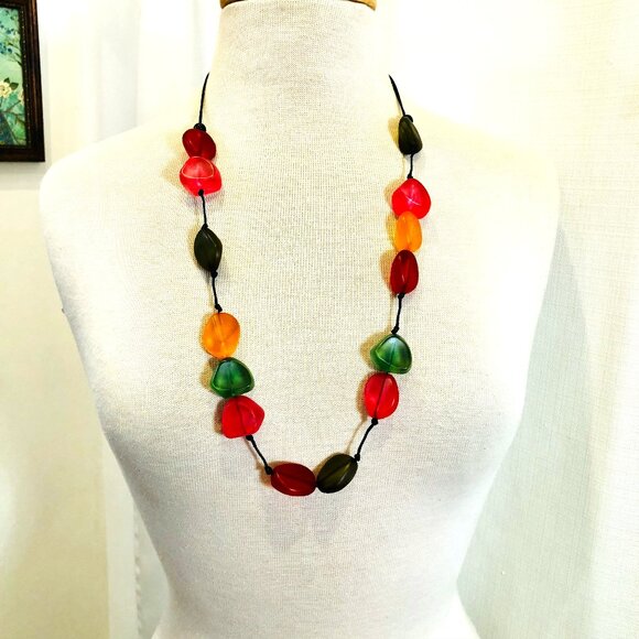 Sylca Jewelry Colorful Gumdrop Necklace - Picture 1 of 9